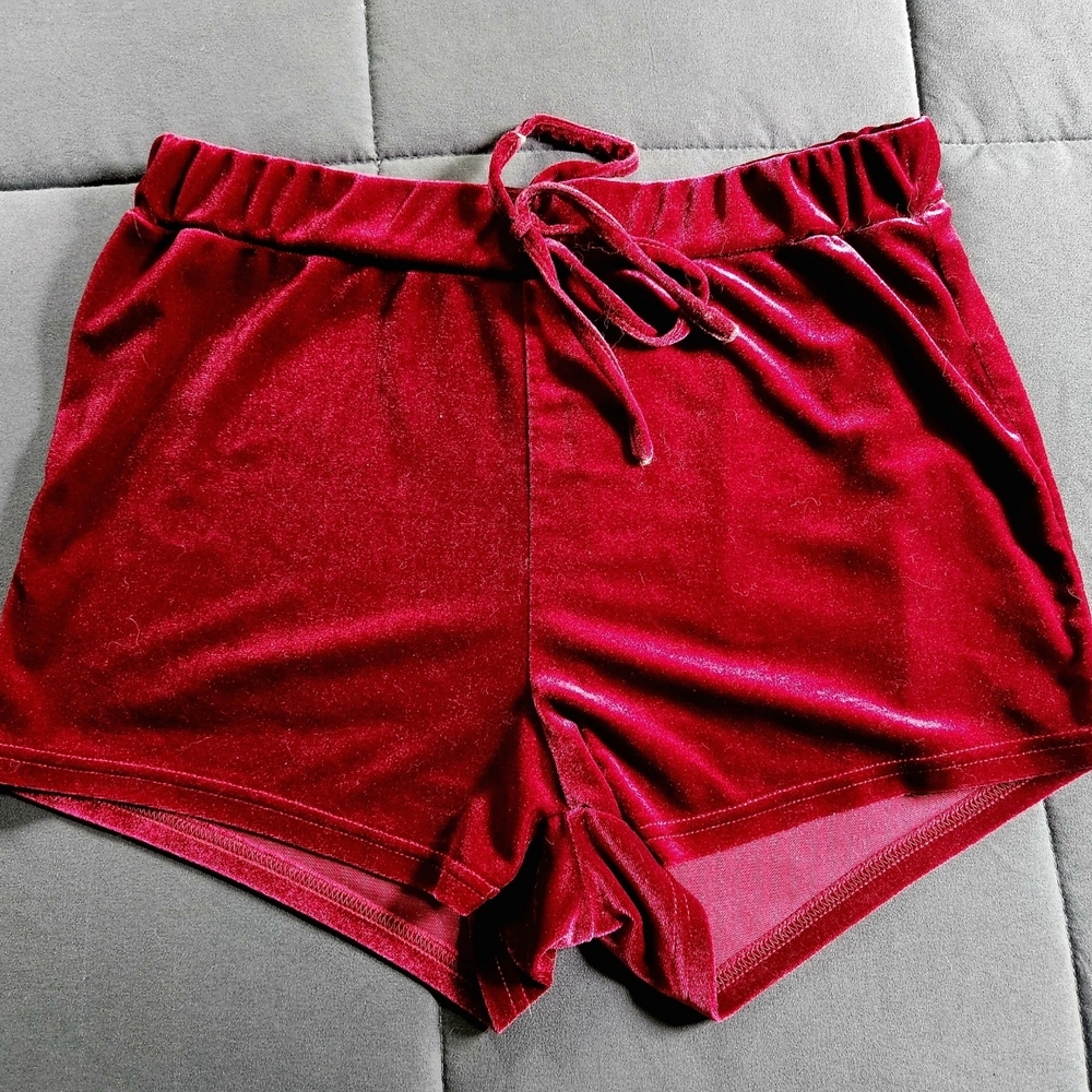 Velvet Red Women's Shorts